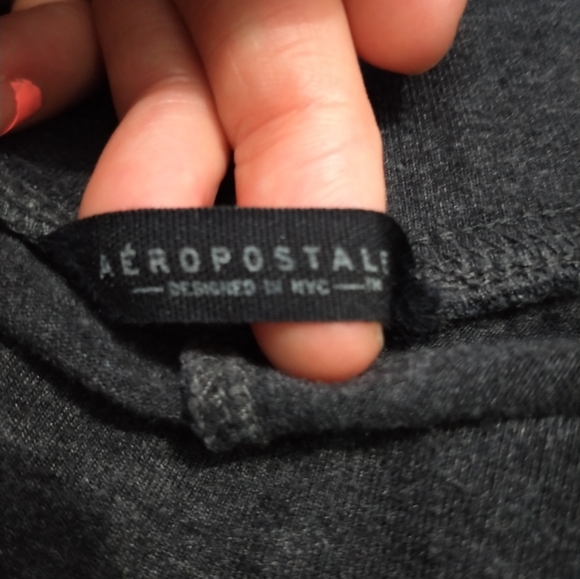 Aeropostale Gray Mid Rise Leggings sz M - Picture 4 of 10